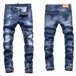 dsquared2 jean slim a effet use hole